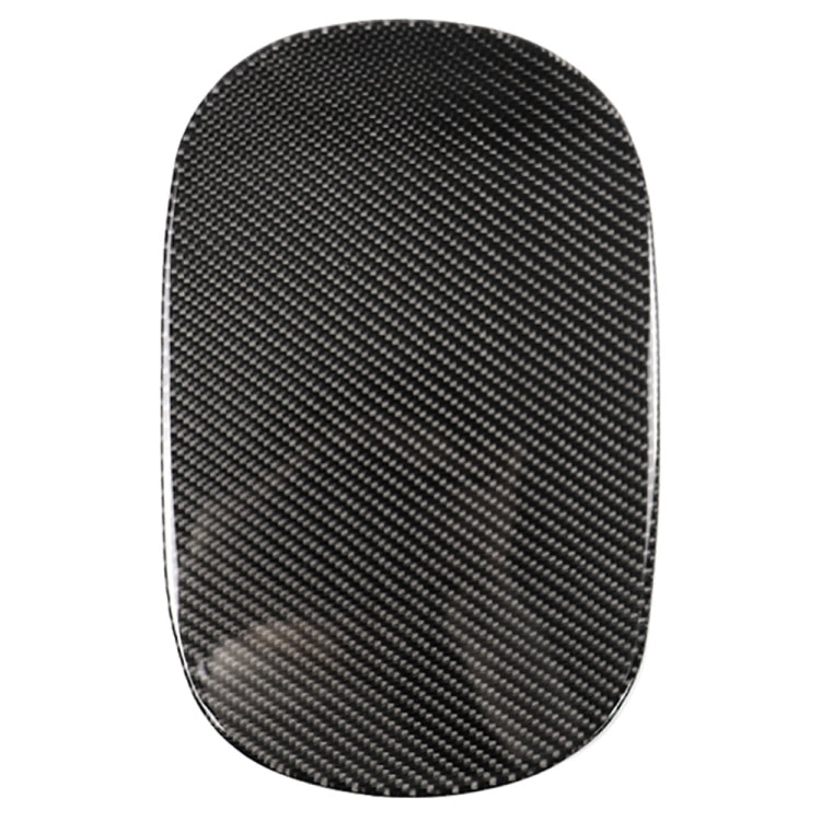 Car Carbon Fiber Fuel Tank Cap Decorative Sticker for Mercedes-Benz C Class W205 2015-2018, Left and Right Drive Universal