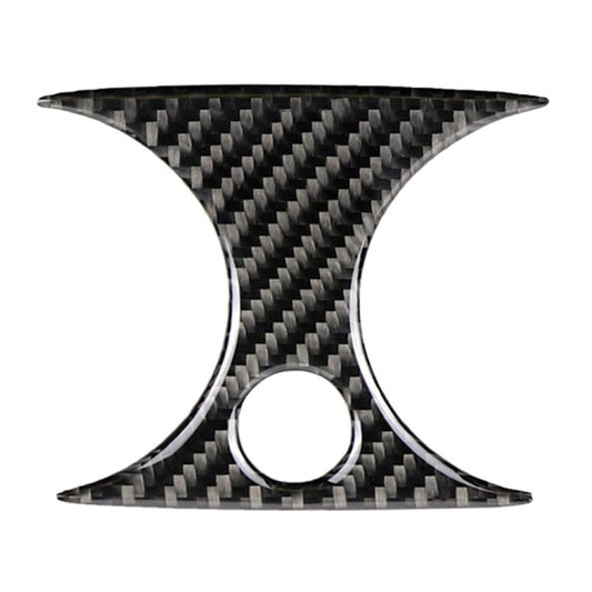 Car Carbon Fiber Rear Air Outlet Middle Decorative Sticker for Mercedes-Benz C Class W205 C180 C200 C300 GLC, Left and Right Drive Universal