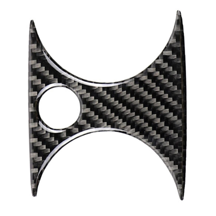 Car Carbon Fiber Rear Air Outlet Middle Decorative Sticker for Mercedes-Benz C Class W205 C180 C200 C300 GLC, Left and Right Drive Universal