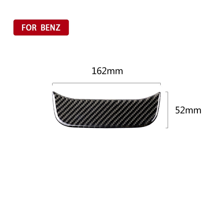 Car Carbon Fiber Rear Air Outlet Lower Decorative Sticker for Mercedes-Benz C Class W205 C180 C200 C300 GLC, Left and Right Drive Universal