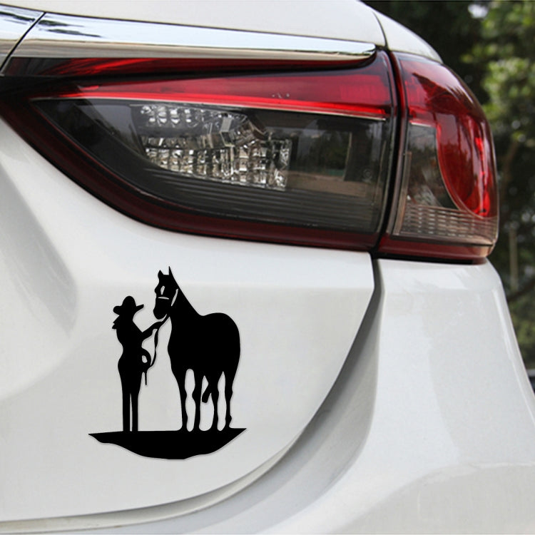 5 PCS Car Waterproof Horse Pattern Sticker