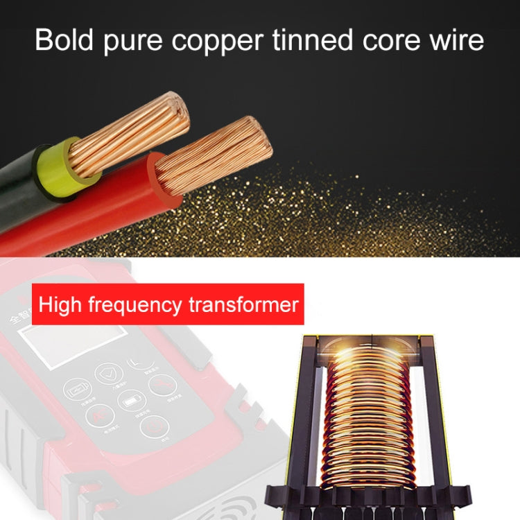 DEMUDA DC-80 Car Battery Charger 12V/24V Intelligent Pulse Repair Type Lead-acid Battery