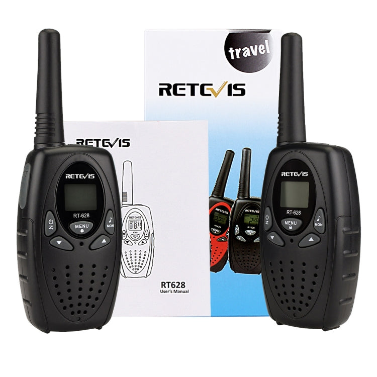 1 Pair RETEVIS RT628 0.5W EU Frequency 446MHz 8CHS Handheld Children Walkie Talkie
