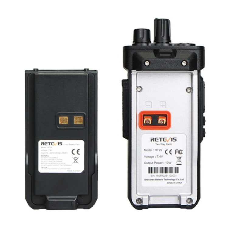 RETEVIS RT29 10W UHF 400-480MHz 16CHS Two Way Radio Handheld Walkie Talkie,, RT29,EU Plug