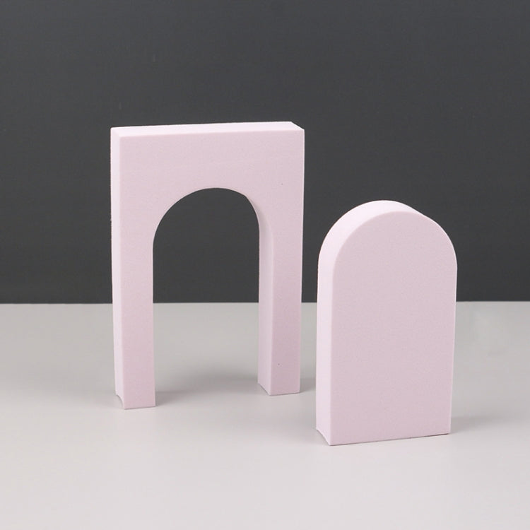 Geometric Cube Solid Color Photography Photo Background Table Shooting Foam Props, Cuboid Doo, 10 x 6cm Cylinder, 7.6 x 6cm Cylinder, Round Combo Kits