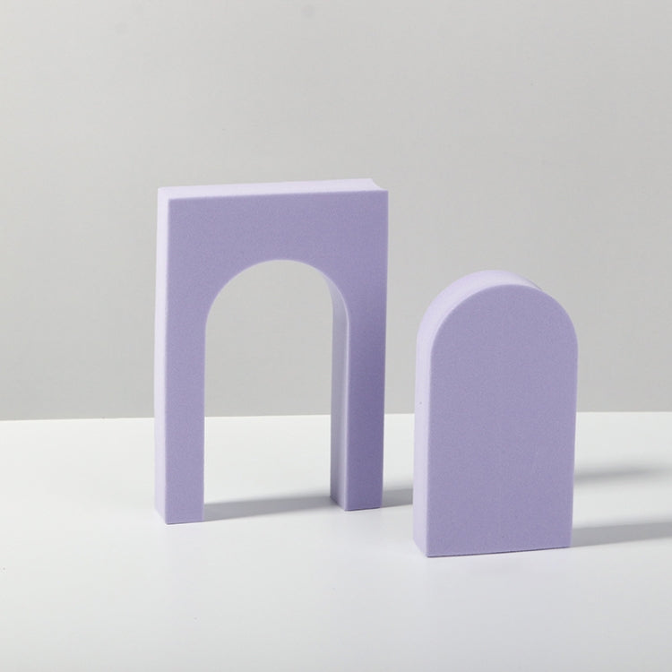Geometric Cube Solid Color Photography Photo Background Table Shooting Foam Props, Cuboid Doo, 10 x 6cm Cylinder, 7.6 x 6cm Cylinder, Round Combo Kits