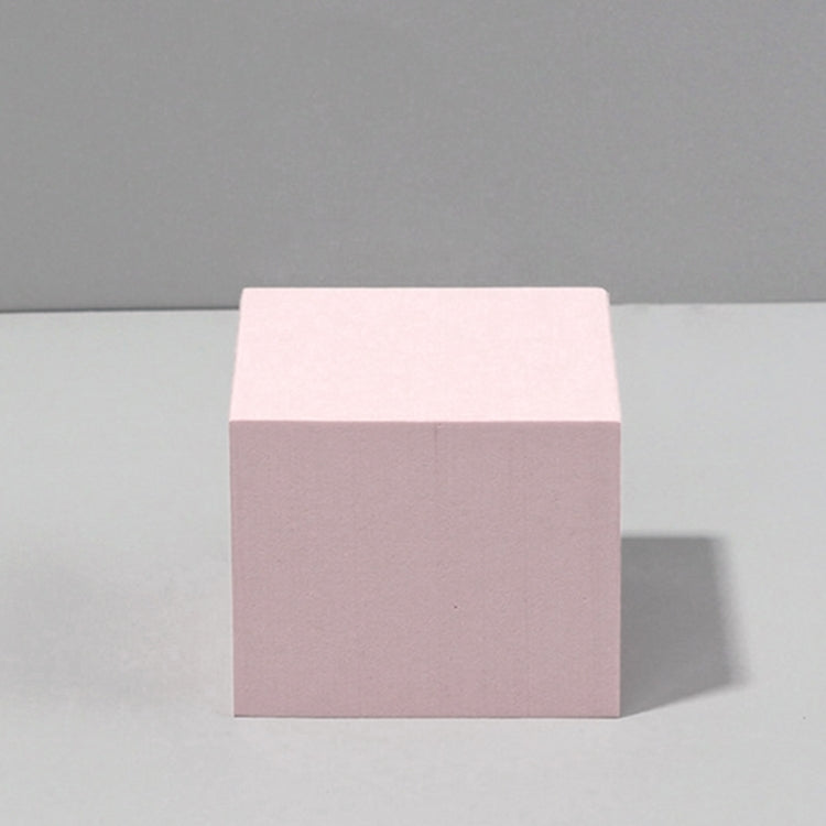 Geometric Cube Solid Color Photography Photo Background Table Shooting Foam Props, 18 x 2cm Hexagon, 2 x Triangles Combo Kits, 7cm Round Ball + 5cm Round Ball, 7 x 7 x 6cm Cuboid