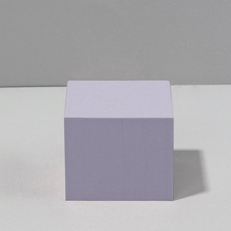 Geometric Cube Solid Color Photography Photo Background Table Shooting Foam Props, 18 x 2cm Hexagon, 2 x Triangles Combo Kits, 7cm Round Ball + 5cm Round Ball, 7 x 7 x 6cm Cuboid