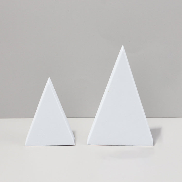 Geometric Cube Solid Color Photography Photo Background Table Shooting Foam Props, 18 x 2cm Hexagon, 2 x Triangles Combo Kits, 7cm Round Ball + 5cm Round Ball, 7 x 7 x 6cm Cuboid