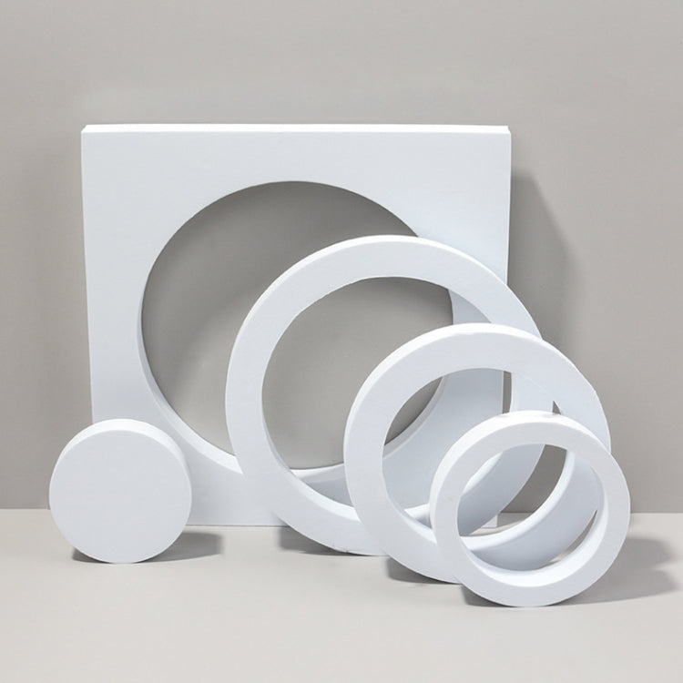 Geometric Cube Solid Color Photography Photo Background Table Shooting Foam Props, Cuboid Doo, 10 x 6cm Cylinder, 7.6 x 6cm Cylinder, Round Combo Kits