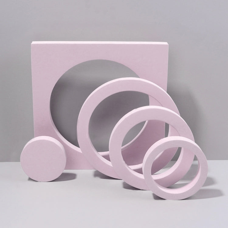 Geometric Cube Solid Color Photography Photo Background Table Shooting Foam Props, Cuboid Doo, 10 x 6cm Cylinder, 7.6 x 6cm Cylinder, Round Combo Kits