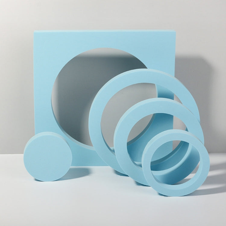 Geometric Cube Solid Color Photography Photo Background Table Shooting Foam Props, Cuboid Doo, 10 x 6cm Cylinder, 7.6 x 6cm Cylinder, Round Combo Kits