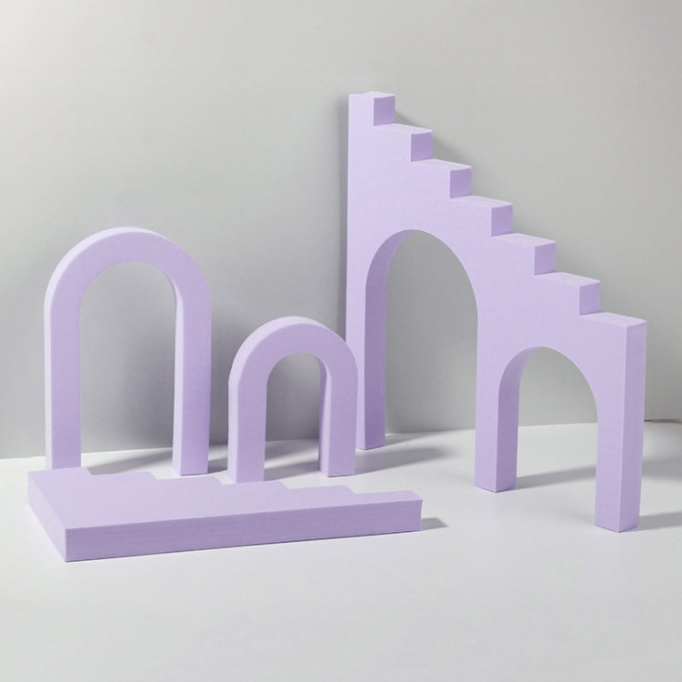 Geometric Cube Solid Color Photography Photo Background Table Shooting Foam Props, Cube Embedded Combo Kits, 2 x Door Combo Kits, Ladder Combo Kits, Cuboid Door Combo Kits
