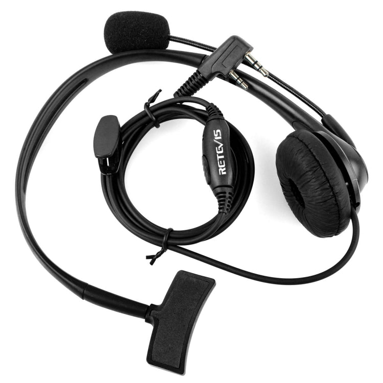 RETEVIS TK 2 Pin PTT Headphone Microphone for H-777 / RT-5R / RT-5RV / RT-B6