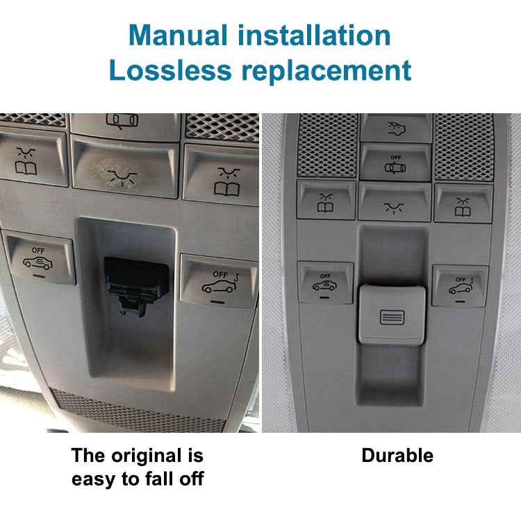 Car Sunroof Switch Button Dome Light Button for Mercedes-Benz W204 / X204 2008-2015