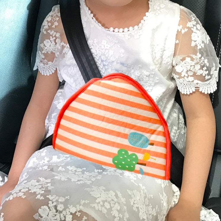 Car Child Seat Belt Adjusting and Fixing Device Buttons Seat Belt Anti-strangulation Shoulder Cover