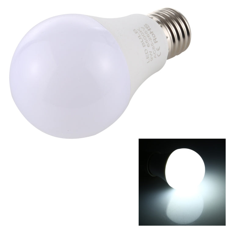 LED Energy-Saving Bulb White Light 6000-6500K AC 85-265V, 5W 40LM, 9W 810LM, 12W 1080LM, 5W, 12W