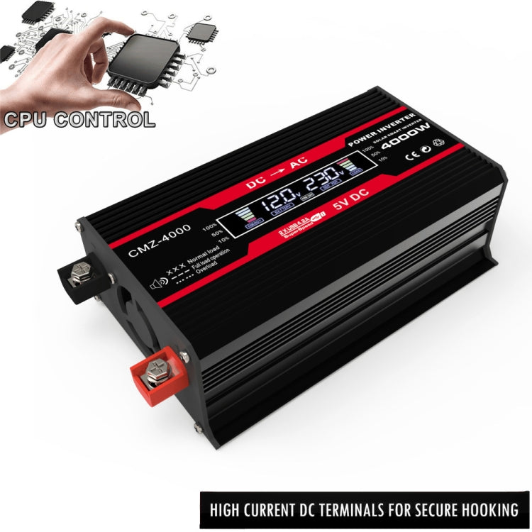 Zhizun 12V to 220V 4000W Car Power Inverter