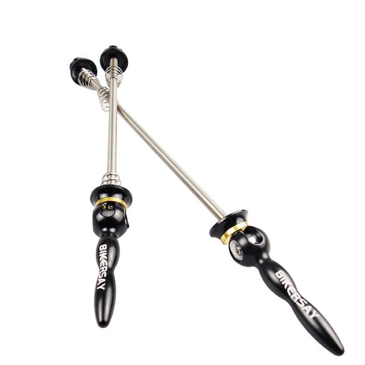 BIKERSAY Bicycle Skewers Quick Release Titanium Axle QR Wheel Hub Skewer