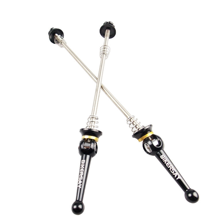 BIKERSAY Bicycle Skewers Quick Release Titanium Axle QR Wheel Hub Skewer