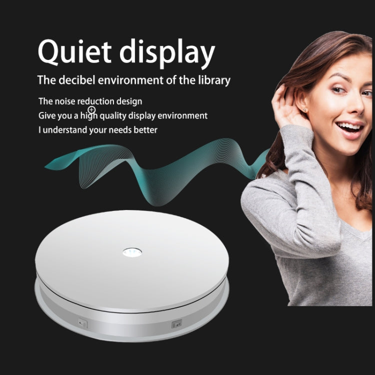 20cm Electric Rotating Turntable Display Stand Video Shooting Props Turntable for Photography