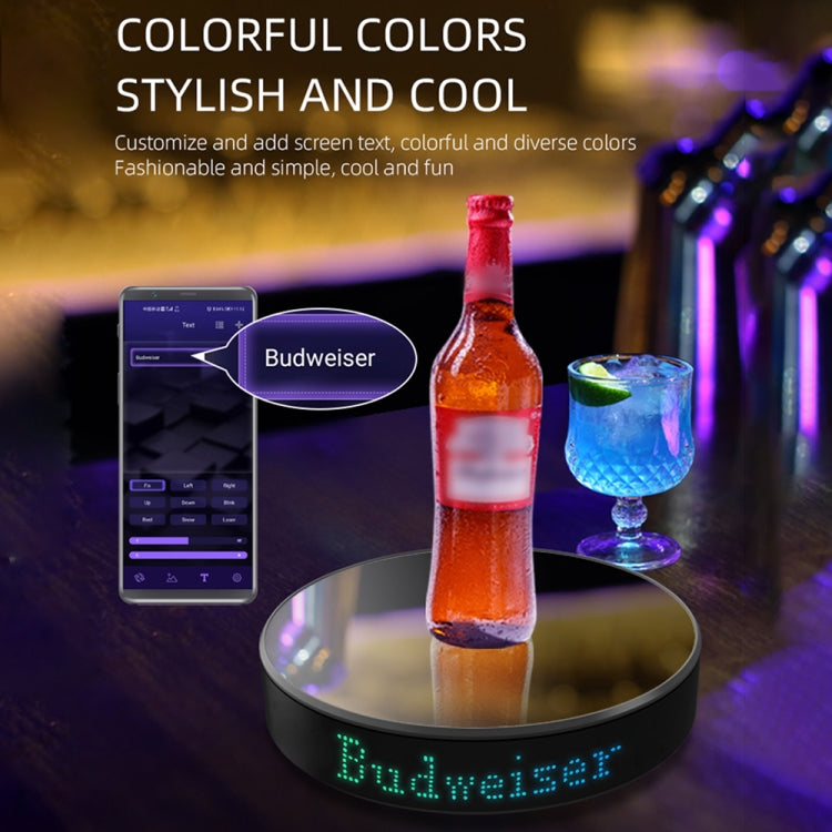 Intelligent APP Screen Display Electric Rotating Turntable Mirror Display Stand Live Broadcast Video Shooting Props Turntable