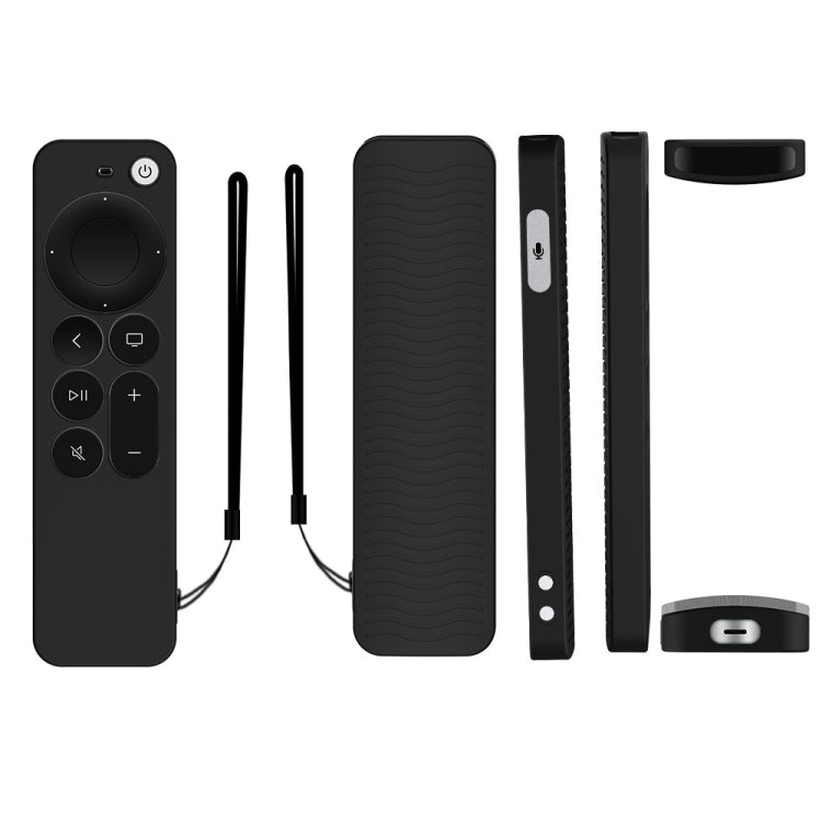 Silicone Protective Case Cover For Apple TV 4K 4th Siri Remote Controller