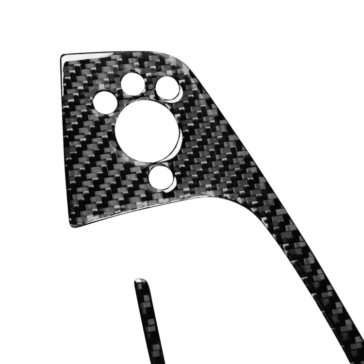 Car Carbon Fiber Glass Lifter Short Style Decorative Sticker for Audi A6 S6 C7 A7 S7 4G8 2012-2018