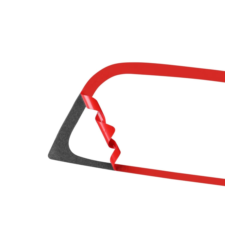 Car Carbon Fiber Glass Lifter Short Style Decorative Sticker for Audi A6 S6 C7 A7 S7 4G8 2012-2018