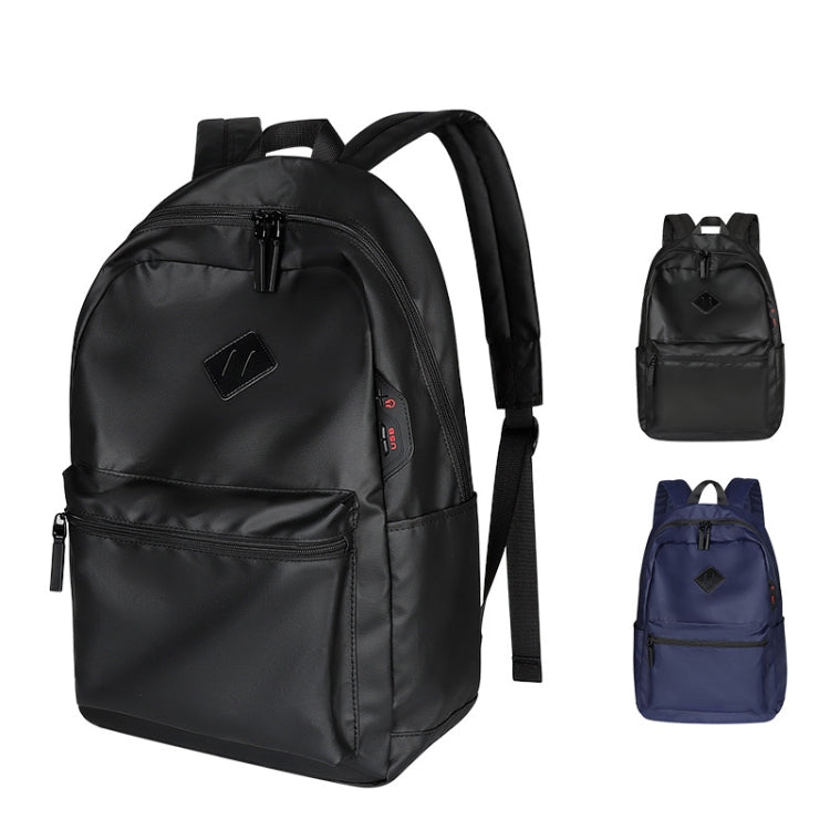 SJ03 13-15.6 inch Universal Large-capacity Laptop Backpack with USB Charging Port & Headphone Port