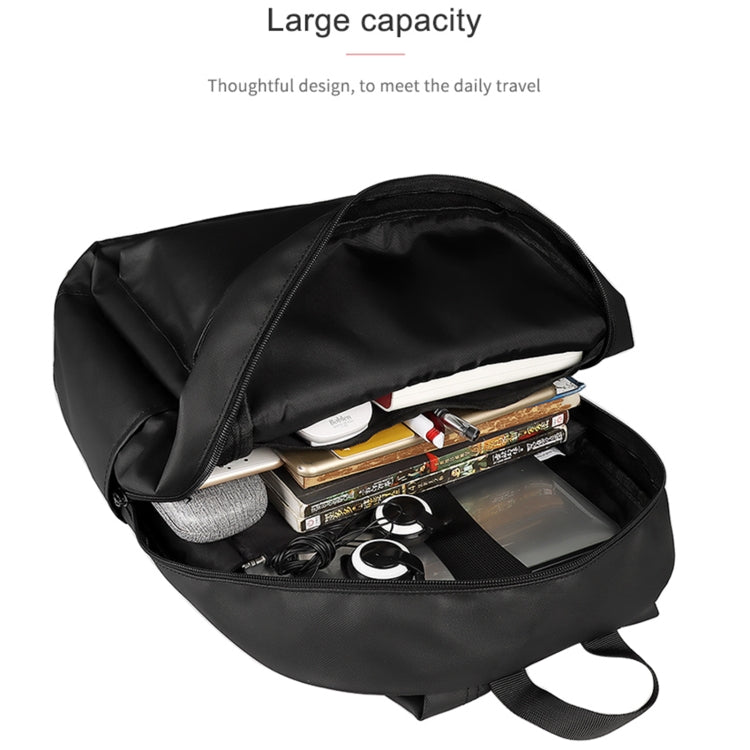 SJ03 13-15.6 inch Universal Large-capacity Laptop Backpack with USB Charging Port & Headphone Port