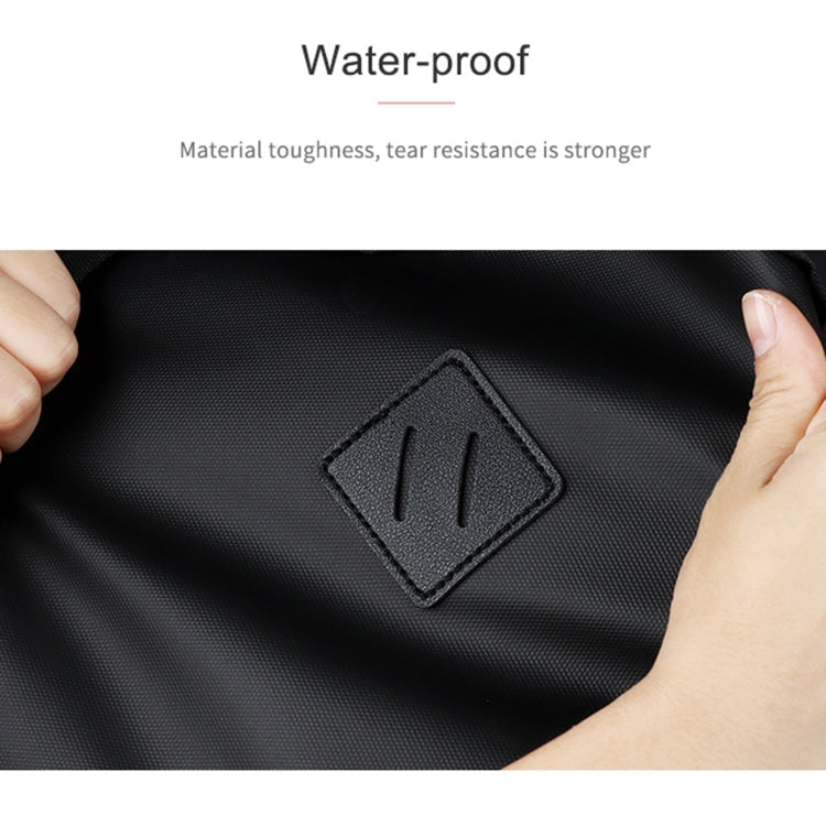 SJ03 13-15.6 inch Universal Large-capacity Laptop Backpack with USB Charging Port & Headphone Port