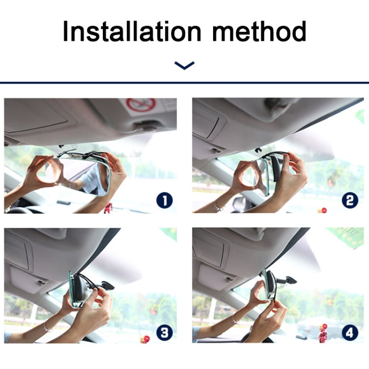 Car Rearview Retrofit Frameless Clear Large Mirror