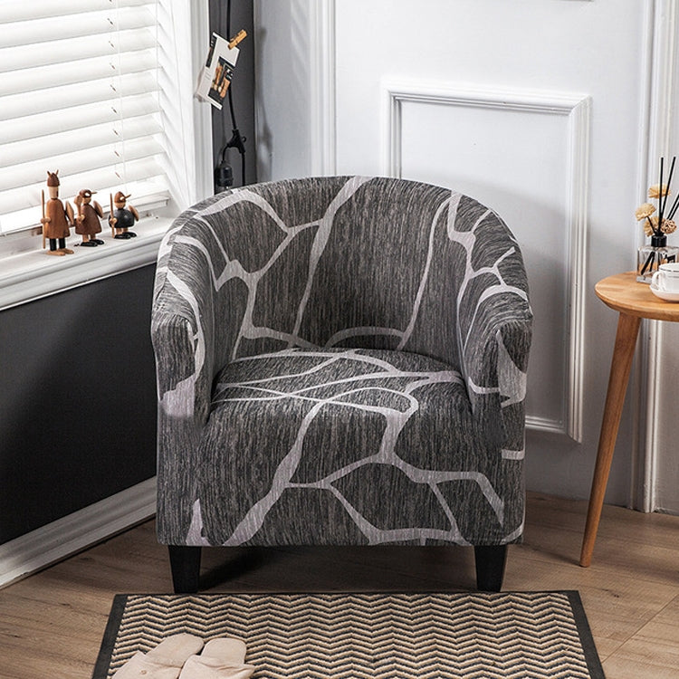 Elastic All-inclusive Single Semicircle Printed Sofa Cover