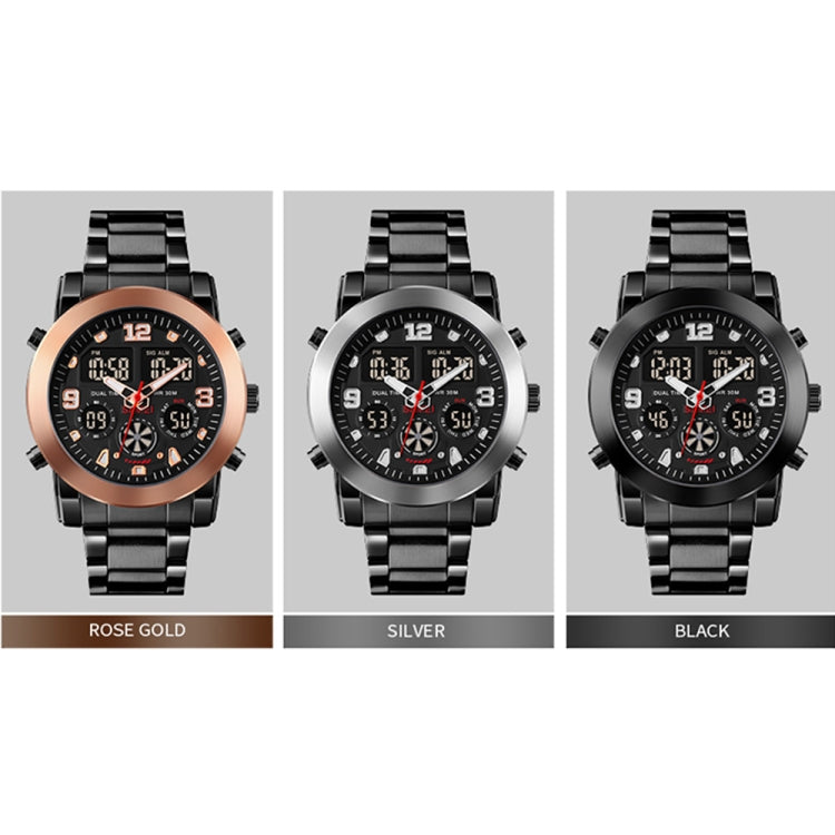 SKMEI 1642 Three-time Display Luminous Electronic Watch, Support Alarm Clock