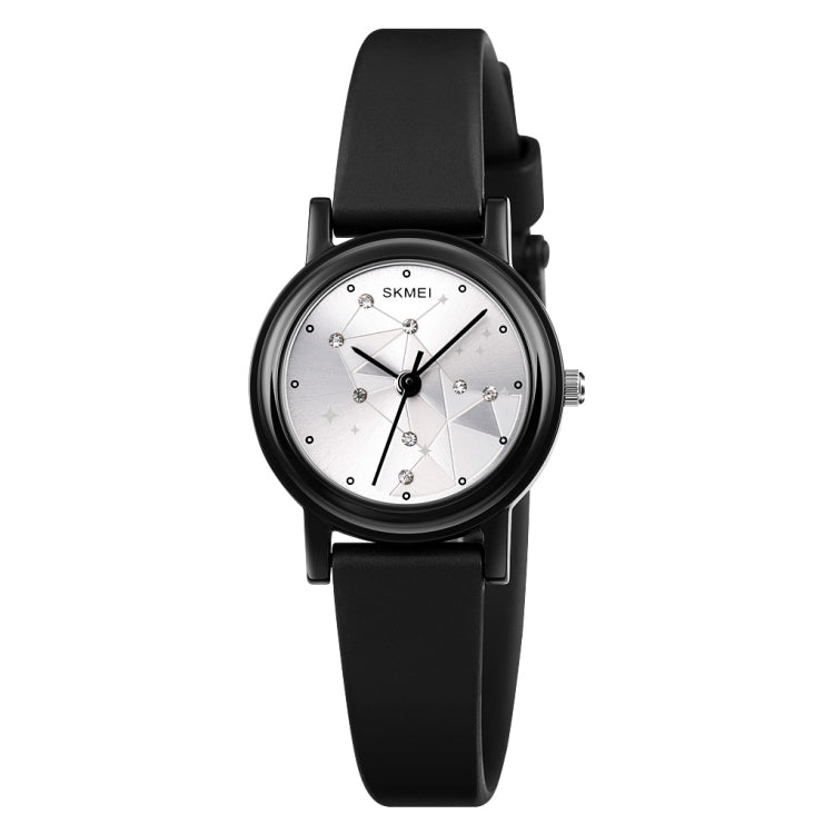 SKMEI 1659 Thin PU Leather Strap Small Dial Quartz Watch for Ladies