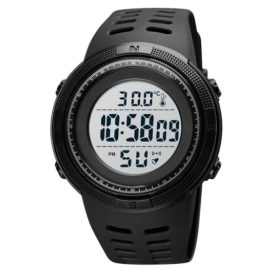 SKMEI 1681 Multifunctional LED Digital Display Luminous Electronic Watch, Support Body / Ambient Temperature Measurement