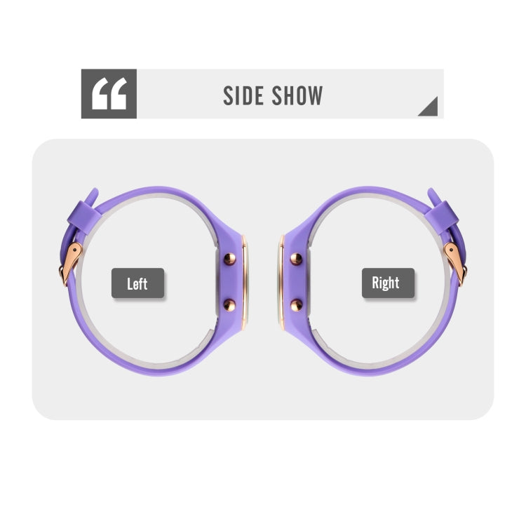 SKMEI 1720 Round Dial LED Digital Display Luminous Silicone Strap Electronic Watch