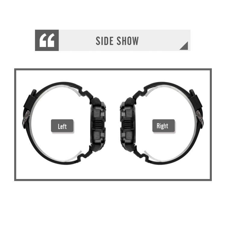 SKMEI 1723 Dual Time LED Digital Display Timing Luminous Electronic Watch