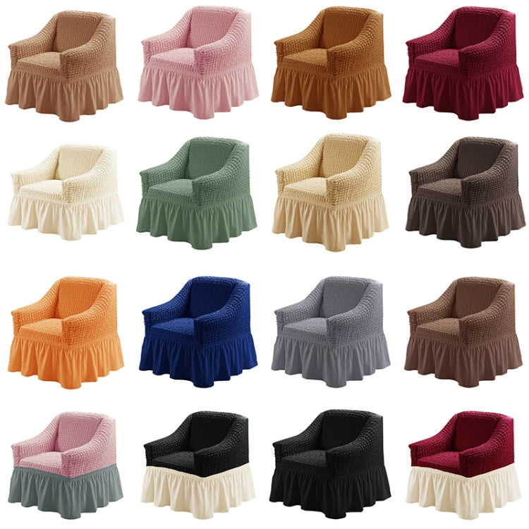Four Seasons Universal Elastic Full Coverage Skirt Style Sofa Cover, Size: Single S 90-140cm