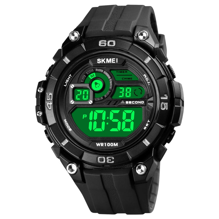 SKMEI 1756 Dual Time Countdown Alarm Clock Men Sports Luminous Electronic Watch