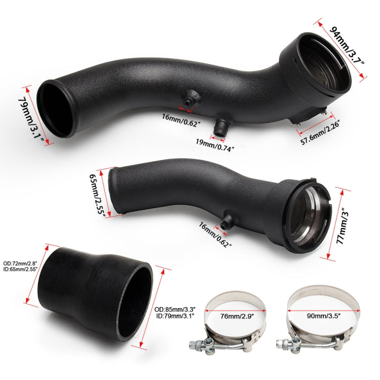 Car Modified Intake Pipe Kit for BMW 335i N55