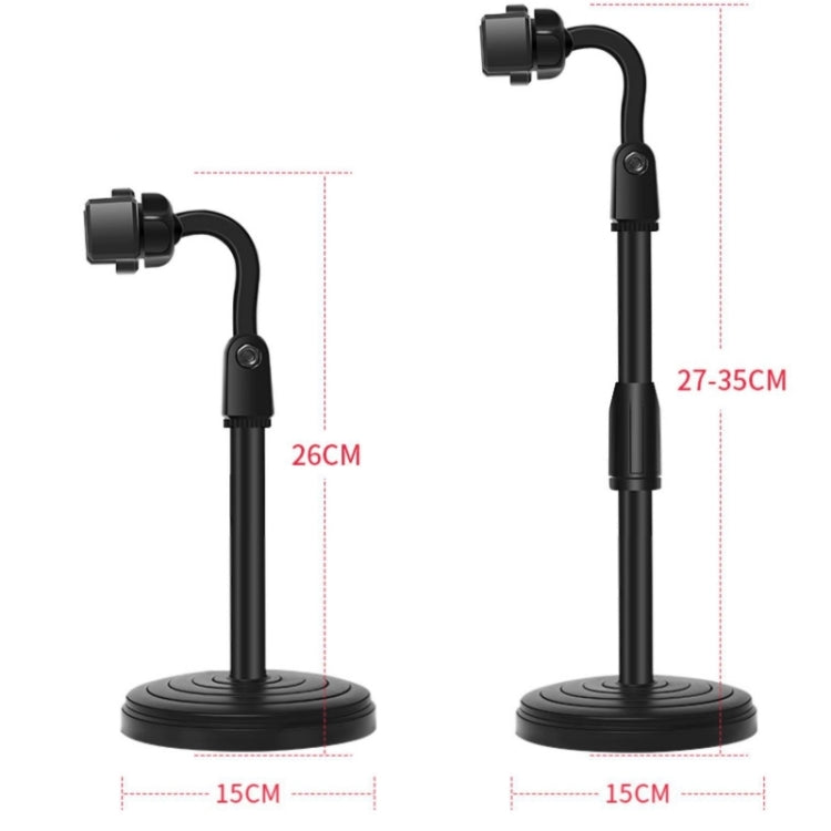 Desktop Stand Mobile Phone Tablet Live Broadcast Stand Telescopic Disc Stand