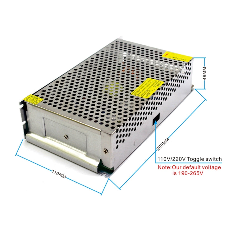 LED Regulated Switching Power Supply, Size: 200 x 110 x 49mm