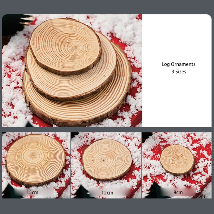 3 in 1 Creative Crude Log Pile Christmas Theme Shooting Props DIY Decorative Ornaments Background Photo Photography Props