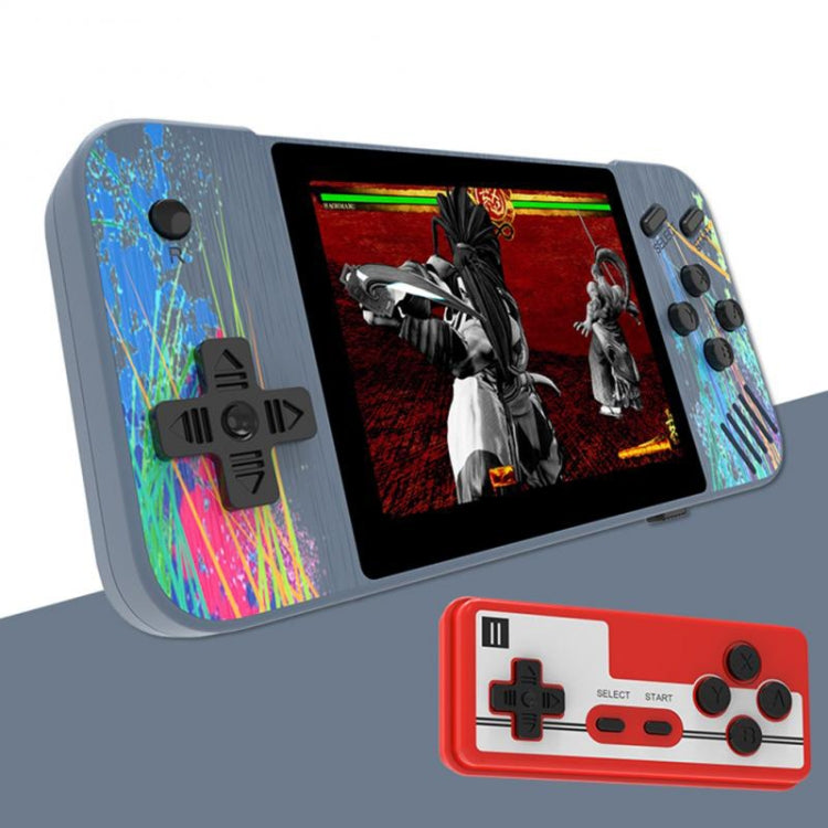 G3 Macaron 3.5 inch Screen Handheld Game Console for Dual Players Built-in 800 Games