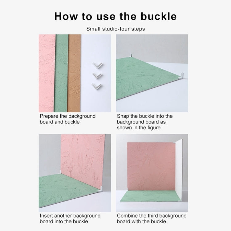 60 x 60cm Retro PVC Cement Texture Board Photography Backdrops Board