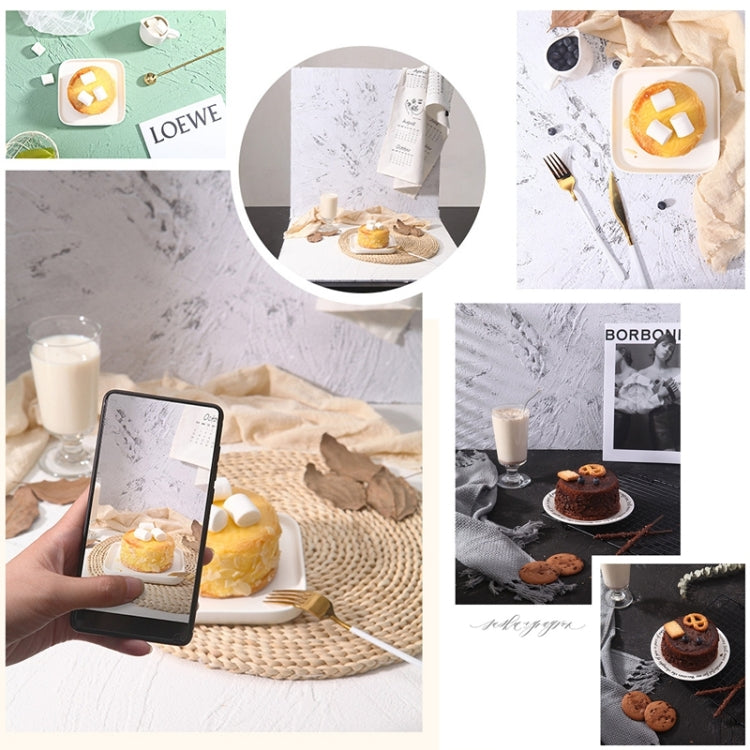 60 x 60cm Retro PVC Cement Texture Board Photography Backdrops Board