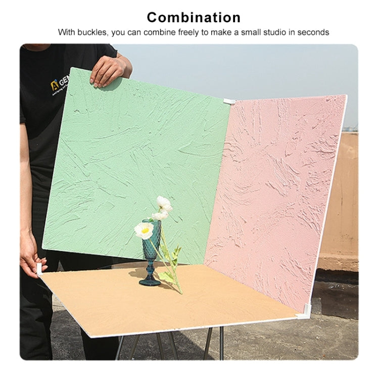 80 x 60cm Retro PVC Cement Texture Board Photography Backdrops Board