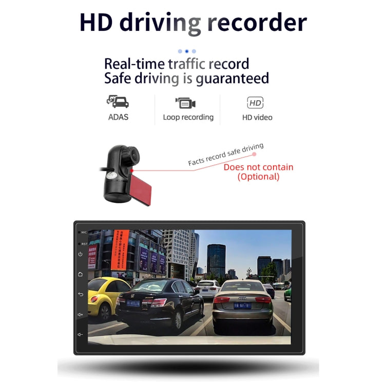 S-072A 7 inch IPS Screen Car Android Player GPS Navigation Bluetooth Touch Radio, Support Mirror Link & FM & WIFI & Steering Wheel Control